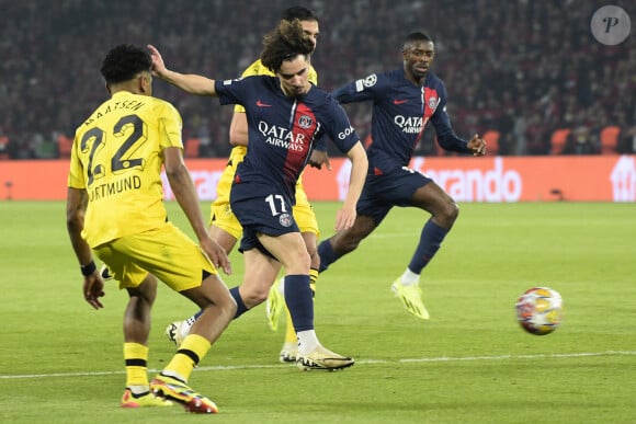 Vitinha (PSG) - Demi-finale retour de Ligue des champions entre le PSG face au Borussia Dortmund (0-1) au Parc des Princes à Paris le 7 mai 2024.