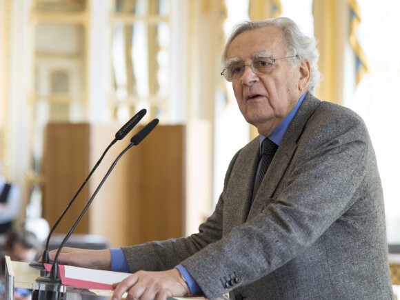 Bernard Pivot - Lancement de la Semaine de la langue française et de la Francophonie au ministère de la Culture et de la Communication à Paris le 9 mars 2017. © Pierre Perusseau / Bestimage  