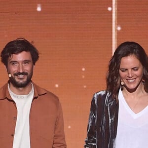 Exclusif - Jérémy Frérot, Laure Manaudou, Nikos Aliagas - Enregistrement de l'émission "La Chanson secrète 11" à Paris, diffusée le 24 juin sur TF1. Le 18 janvier 2022 Après le succès des précédentes éditions, " LA CHANSON SECRETE ", présentée par N.Aliagas et produite par DMLS TV, revient sur TF1. 8 artistes ne savent rien de ce qui va se passer pour eux ! Ils ont accepté de jouer le jeu, de se laisser totalement surprendre, émouvoir, parfois même déstabiliser car ils vont découvrir en même temps que les téléspectateurs une surprise : une chanson qui leur est chère revisitée et réinterprétée par un artiste. Des mises en scène spectaculaires au service de l'émotion... Et des émotions fortes pour l'artiste assis dans le fauteuil grâce à la venue sur le plateau de proches et d'invités inattendus. Les téléspectateurs seront aux premières loges pour vivre ces moments d'intimité musicale rare. Dans ce nouveau numéro, un couple rare en télévision, un chef étoilé, un invité piégé venu pour répéter une surprise à un autre guest sans s'attendre à être lui-même invité dans le fauteuil, des participants exceptionnels tels que le frère d'un guest pour la première fois en France... © Cyril Moreau / Bestimage 