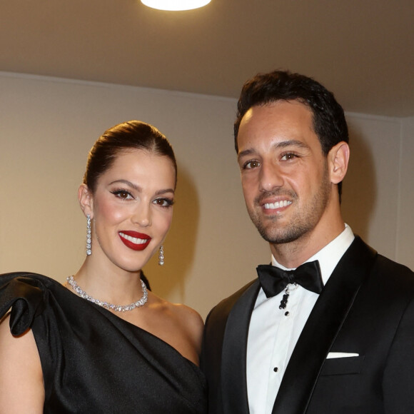 Exclusif - Iris Mittenaere et Diego El Glaoui - Dîner de gala organisé par la Fondation "Children of Africa" à l'initiative de Madame D.Ouattara, Première Dame de Côte d'Ivoire et Présidente fondatrice de "Children of Africa" au Sofitel Ivoire à Abidjan. Le 1er Mars 2024 © Dominique Jacovides / Bestimage 