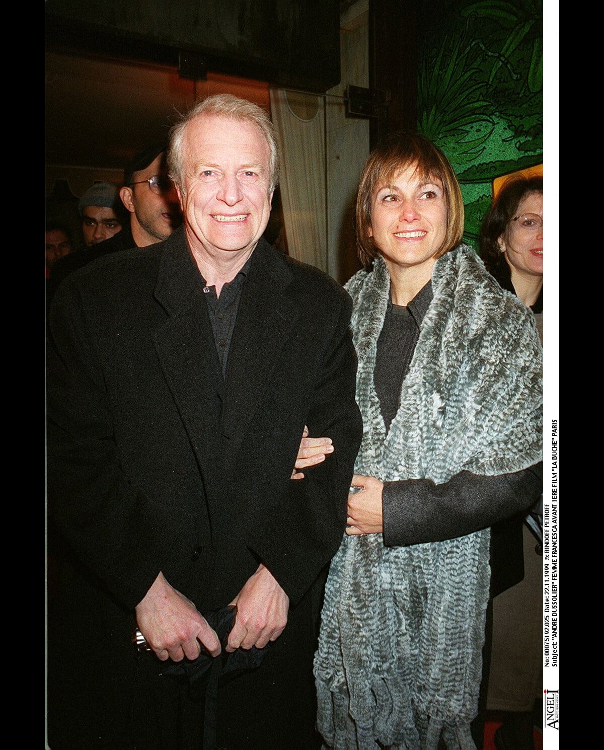 PHOTO André Dussolier : Qui est la mère de ses enfants, Francesca Avossa,  qui ne se montre jamais ? - Purepeople