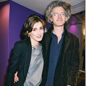 Julie Gayet et Santiago Amigorena, inauguration d'une boutique à Paris.