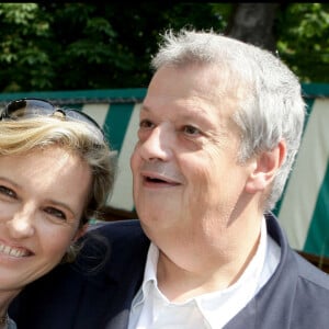 GUY CARLIER ET SA FEMME JOSEPHINE DARD - TOURNOI DE ROLAND GARROS 2009 - INTERNATIONAUX DE FRANCE - JOURNEE DU MERCREDI 3 JUIN