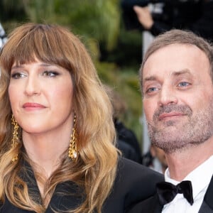 Daphné Burki, Augustin Trapenard - Montée des marches du film " Le deuxième acte " pour la cérémonie d'ouverture du 77ème Festival International du Film de Cannes, au Palais des Festivals à Cannes. Le 14 mai 2024 © Olivier Borde / Bestimage 