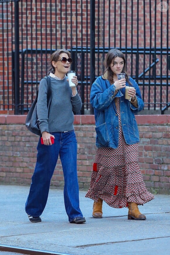 Katie Holmes et Suri Cruise à New-York.