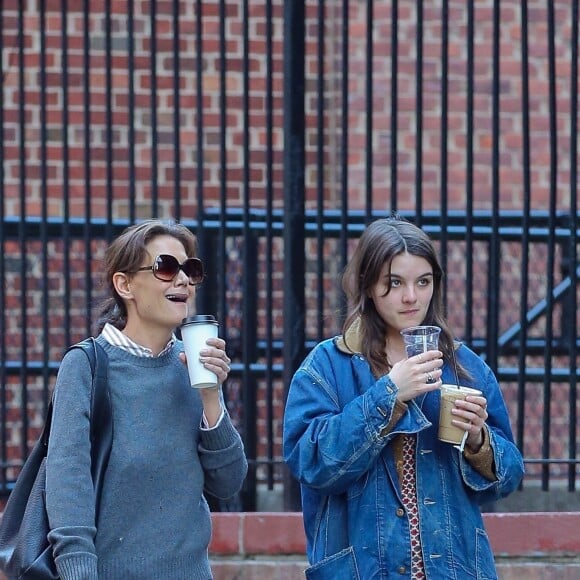 Katie Holmes et Suri Cruise à New-York.