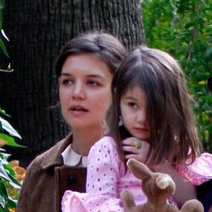 Suri Cruise a été élevée seule par sa mère
Tom Cruise, Katie Holmes et leur fille Suri Cruise