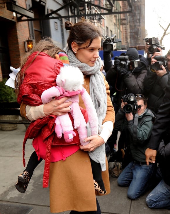 Katie Holmes et sa fille Suri Cruise.