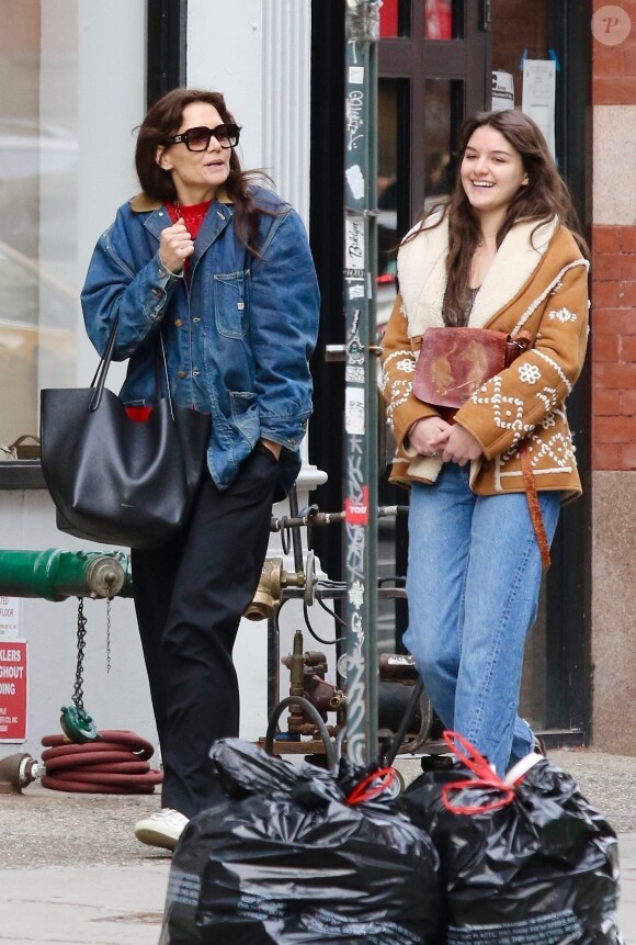 Katie Holmes et Suri Cruise à New-York.