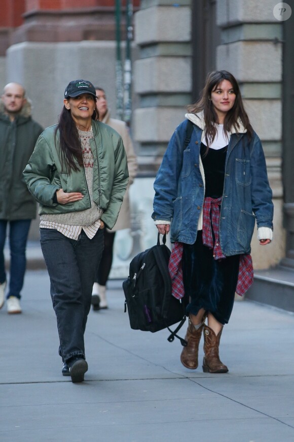 Katie Holmes et Suri Cruise à New-York.