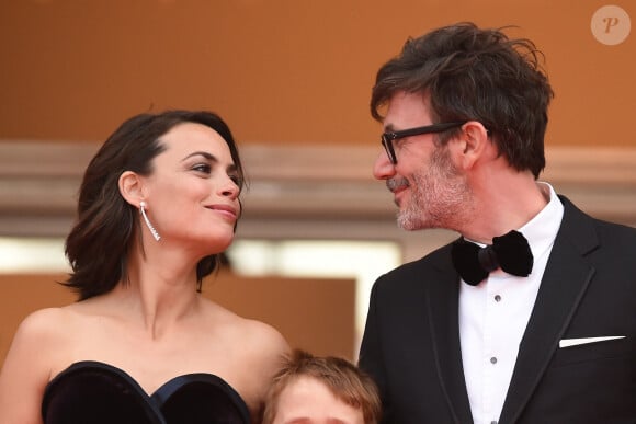 Le réalisateur Michel Hazanavicius, Bérénice Bejo arrivant au Palais des Festivals pour la projection du film The Search dans le cadre du 67e Festival de Cannes à Cannes, France, le 21 mai 2014. Photo par Lionel Hahn/ABACAPRESS.COM