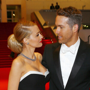 Photo d'archives de Ryan Reynolds et Blake Lively arrivant à la projection de Captives au Palais des Festivals à Cannes, France, le 16 mai 2014, dans le cadre du 67e Festival de Cannes. Blake Lively et Ryan Reynolds ont confirmé qu'ils attendaient leur premier enfant. Photo par Shootpix/ABACAPRESS.COM