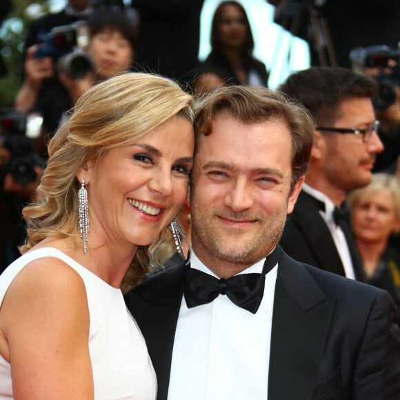 Laurence Ferrari et Renaud Capuçon assistent à la première de 'Irrational Man' lors de la 68e édition du Festival de Cannes le 15 mai 2015 à Cannes, France.