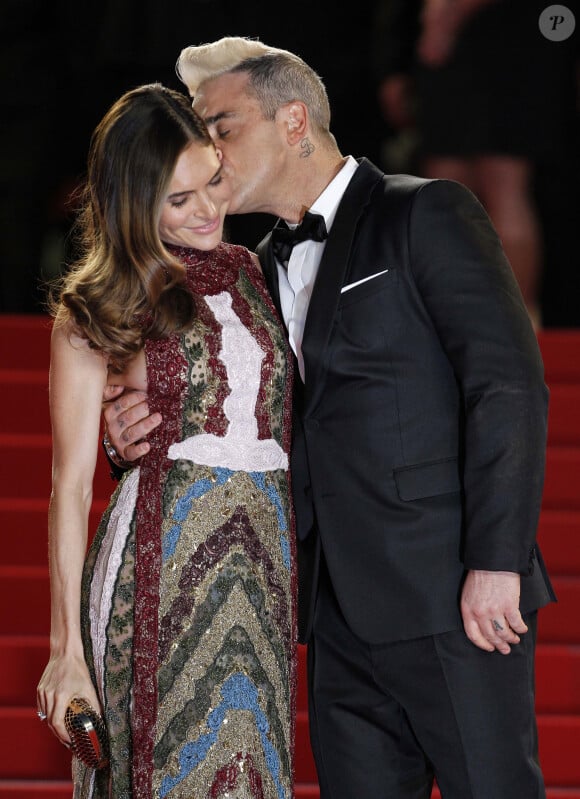 Robbie Williams et Ayda Field assistent à la première de 'The Sea Of Trees' lors de la 68e édition du Festival de Cannes à Cannes, France, le 16 mai 2015. Photo par Shootpix/ABACAPRESS.COM