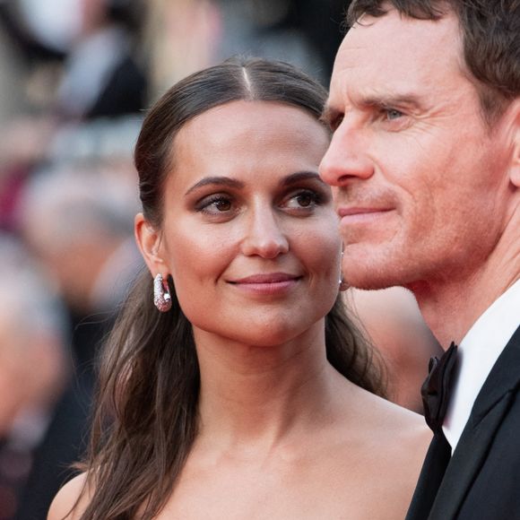 Alicia Vikander et Michael Fassbender assistent à la première de Firebrand (Le Jeu De La Reine) dans le cadre du 76e Festival de Cannes à Cannes, France, le 21 mai 2023. Photo par Aurore Marechal/ABACAPRESS.COM