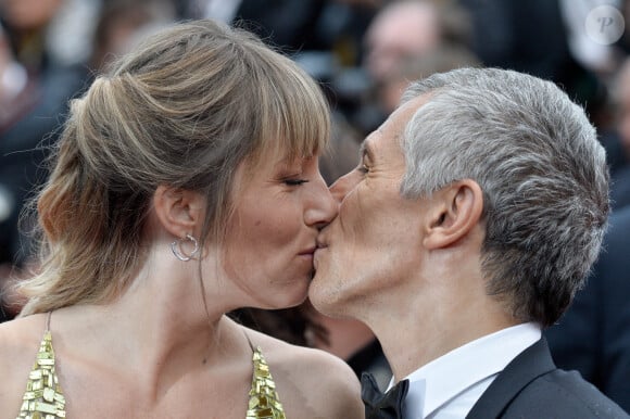 Nagui et Melanie Page assistant à la première de Les Plus Belles Annees D Une Vie lors du 72e Festival de Cannes à Cannes, en France, le 18 mai 2019. Photo par Julien Reynaud/APS-Medias/ABACAPRESS.COM