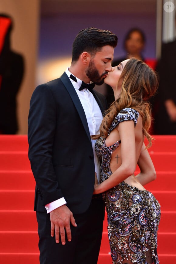 Nabilla Benattia, Thomas Vergara assistant à la projection de Solo : A Star Wars Story qui s'est tenue au Palais des Festivals le 15 mai 2018 à Cannes, en France, dans le cadre du 71e Festival de Cannes annuel. Photo par Lionel Hahn/ABACAPRESS.COM