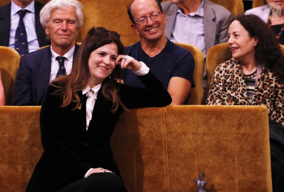 Exclusif - Agnès Jaoui - Cérémonie de remise du Grand Prix de l'Académie des beaux-arts en cinéma et audiovisuel à Agnès Jaoui à la Coupole du Palais de l'Institut de France le 27 septembre 2023. © Marc Ausset-Lacroix/Bestimage 