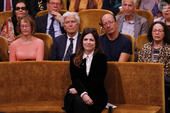 Exclusif - Agnès Jaoui - Cérémonie de remise du Grand Prix de l'Académie des beaux-arts en cinéma et audiovisuel à Agnès Jaoui à la Coupole du Palais de l'Institut de France le 27 septembre 2023. © Marc Ausset-Lacroix/Bestimage 