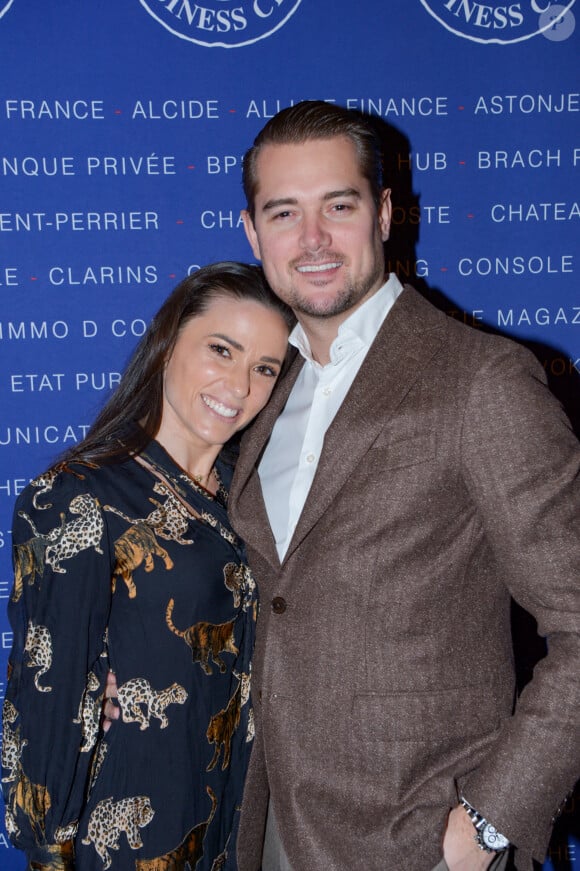 Exclusif - Capucine Anav et son fiancé Victor Dumas - Déjeuner du Chinese Business Club à l'occasion de la Journée internationale des droits des femmes à l'hôtel intercontinental à Paris le 7 mars 2024. © Rachid Bellak/Bestimage