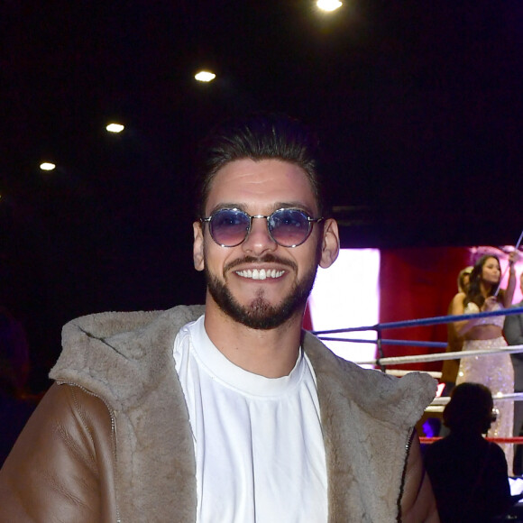 Rayane Bensetti - Y.Lidon, légende du kickboxing, a battu sur décision partagée C.Benzaquen au terme d’un combat acharné de cinq rounds au Grand Palais Éphémère le 9 février 2024. © Veeren / Bestimage 