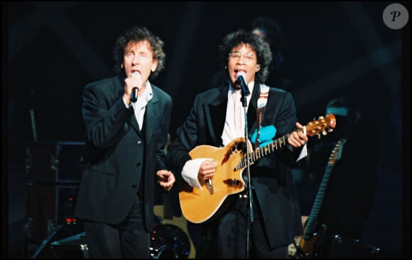 archives - Alain Souchon et Laurent Voulzy lors des Victoires de la Musique en 1994