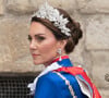 Kate Middleton a fait l'objet d'un portrait officiel.
Catherine (Kate) Middleton, princesse de Galles - Les invités arrivent à la cérémonie de couronnement du roi d'Angleterre à l'abbaye de Westminster de Londres, Royaume Uni. 