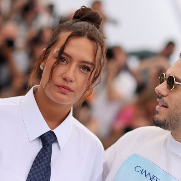 Adèle Exarchopoulos et François Civil - Photocall du film "L'Amour Ouf" (Beating Hearts / Compétition) lors du 77ème Festival International du Film de Cannes (14 - 25 mai 2024), le 24 mai 2024. © Jacovides / Moreau / Bestimage 