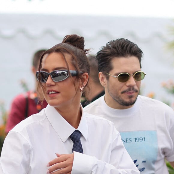 Adèle Exarchopoulos et François Civil - Photocall du film "L'Amour Ouf" (Beating Hearts / Compétition) lors du 77ème Festival International du Film de Cannes (14 - 25 mai 2024), le 24 mai 2024. © Jacovides / Moreau / Bestimage 