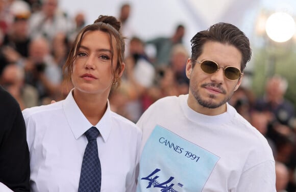 Adèle Exarchopoulos et François Civil - Photocall du film "L'Amour Ouf" (Beating Hearts / Compétition) lors du 77ème Festival International du Film de Cannes (14 - 25 mai 2024), le 24 mai 2024. © Jacovides / Moreau / Bestimage 