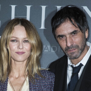 Vanessa Paradis et son compagnon Samuel Benchetrit (réalisateur) - Avant-première du film "Chien" au cinéma MK2 Bibliothèque à Paris, France, le 5 mars 2018. © Olivier Borde/Bestimage 