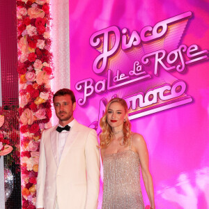 Pierre Casiraghi et sa femme Béatrice Borromeo - Bal de la Rose "Disco" 2024 au profit de la Fondation Princesse Grace dans la Salle des Étoiles du Sporting Monte-Carlo à Monaco le 23 mars 2024. © JC Vinaj / Pool Monaco / Bestimage