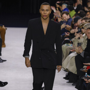 Olivier Rousteing - Défilé Balmain prêt-à-porter automne-hiver 2023/2024 lors de la Fashion Week de Paris (PFW) le 1er mars 2023 