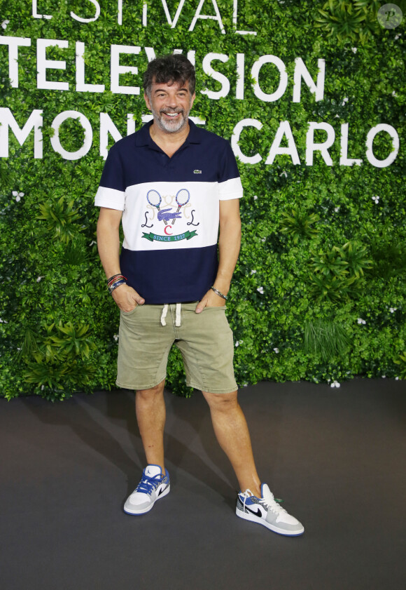 Stéphane Plaza pose lors d'un photocall lors du Festival de Televison de Monte Carlo le 21 juin 2022. c Denis Guignebourg/Bestimage