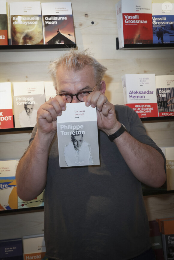 Philippe Torreton lors du Festival du Livre de Paris , France, le 12 avril 2024. © Jack Tribeca / Bestimage