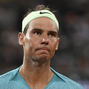 Rafael Nadal (ESP) au premier tour des Internationaux de France de tennis de Roland Garros 2024 à Paris, France, le 27 mai 2024. © Michael Baucher/Panoramic/Bestimage