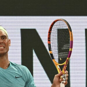 Rafael Nadal (ESP) au premier tour des Internationaux de France de tennis de Roland Garros 2024 à Paris, France, le 27 mai 2024. © Michael Baucher/Panoramic/Bestimage