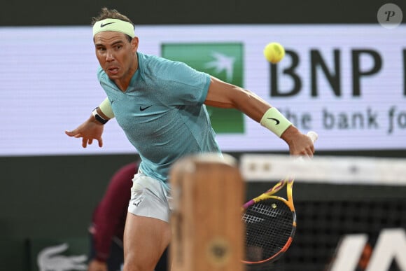 Rafael Nadal (ESP) au premier tour des Internationaux de France de tennis de Roland Garros 2024 à Paris, France, le 27 mai 2024. © Michael Baucher/Panoramic/Bestimage