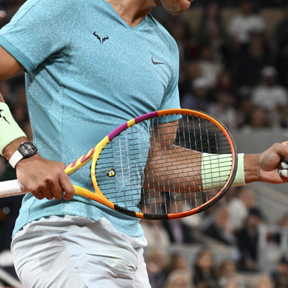 Rafael Nadal (ESP) au premier tour des Internationaux de France de tennis de Roland Garros 2024 à Paris, France, le 27 mai 2024. © Michael Baucher/Panoramic/Bestimage