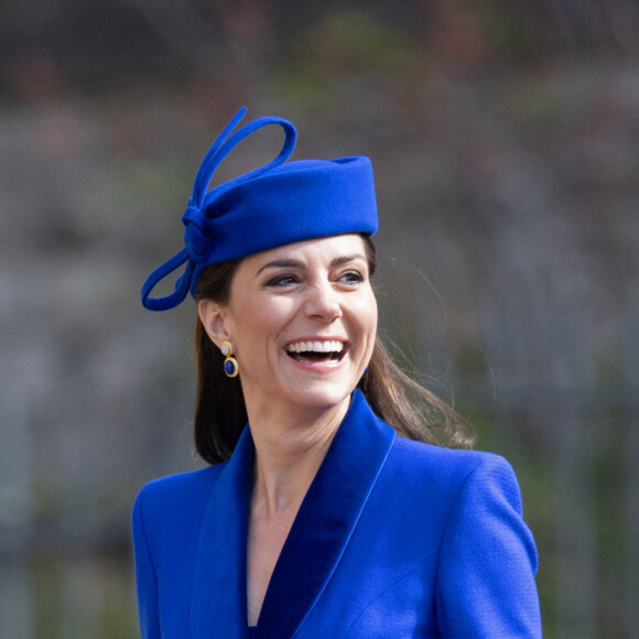 Des nouvelles qui devraient ravir les fans de la royauté qui ont transmis tout leur soutien à Kate
Catherine (Kate) Middleton, princesse de Galles, Le prince Louis de Galles - La famille royale du Royaume Uni va assister à la messe de Pâques à la chapelle Saint Georges au château de Windsor, le 9 avril 2023. 