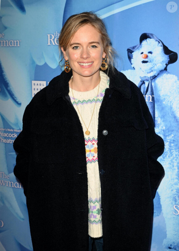 Cressida Bonas à la générale de la pièce Le bonhomme de neige au Peacock Theatre de Londres