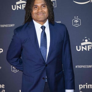 Christian Karembeu au photocall de la 31ème cérémonie des "Trophées UNFP" au Pavillon Gabriel. Paris, le 28 mai 2023. 