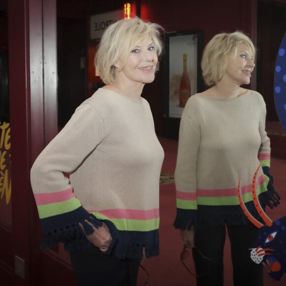 Exclusif - Chantal Ladesou - Enregistrement de la nouvelle émission présentée par Bernard Montiel "L'Invitation", diffusée sur Olympia TV le 31 mars © Jack Tribeca / Bestimage 