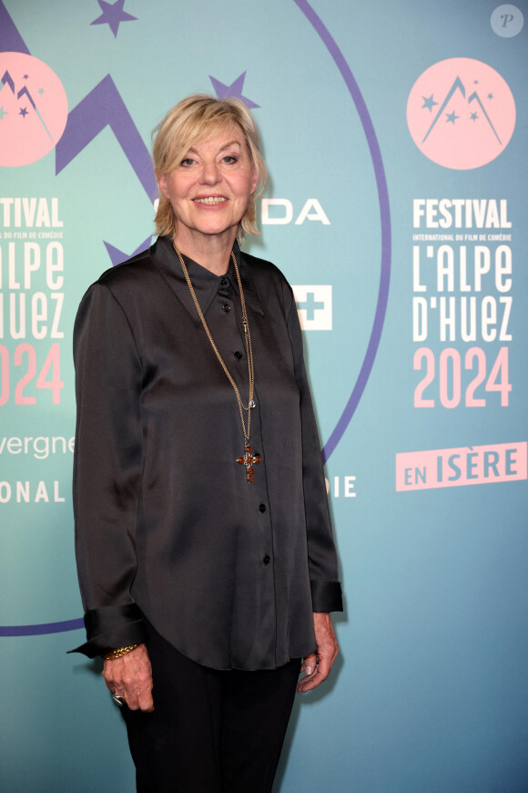 Chantal Ladesou - Arrivées à la cérémonie d'ouverture du 27ème Festival International du Film de Comédie de l'Alpe d'Huez le 15 janvier 2024. © Dominique Jacovides/Bestimage 