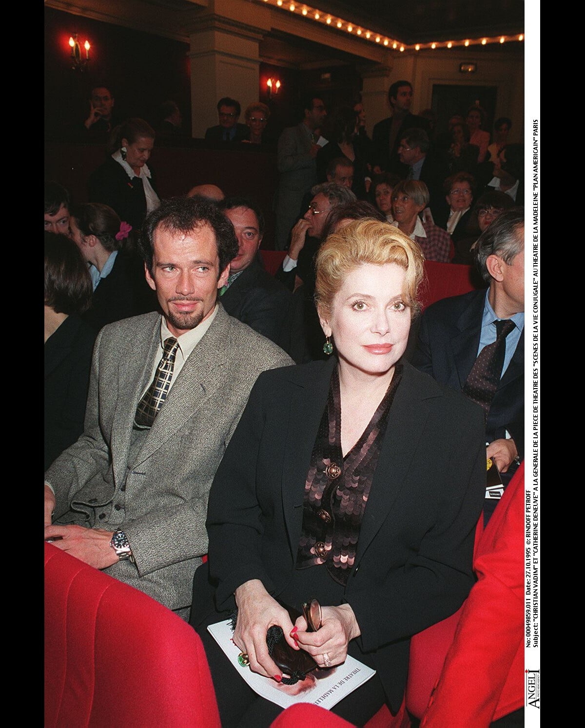 Photo : Catherine Deneuve et son fils Christian Vadim (archive ...