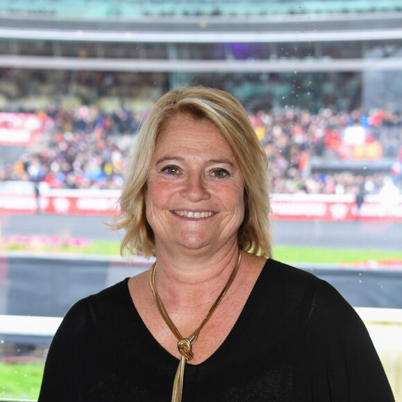 Marina Carrère d'Encausse - People à la 98ème édition du Grand Prix d'Amérique à l'hippodrome de Vincennes le 27 janvier 2019. Les recettes des entrées du jour sur l'hippodrome seront reversées à l'association SOS Autisme France. © Lionel Urman/Bestimage 