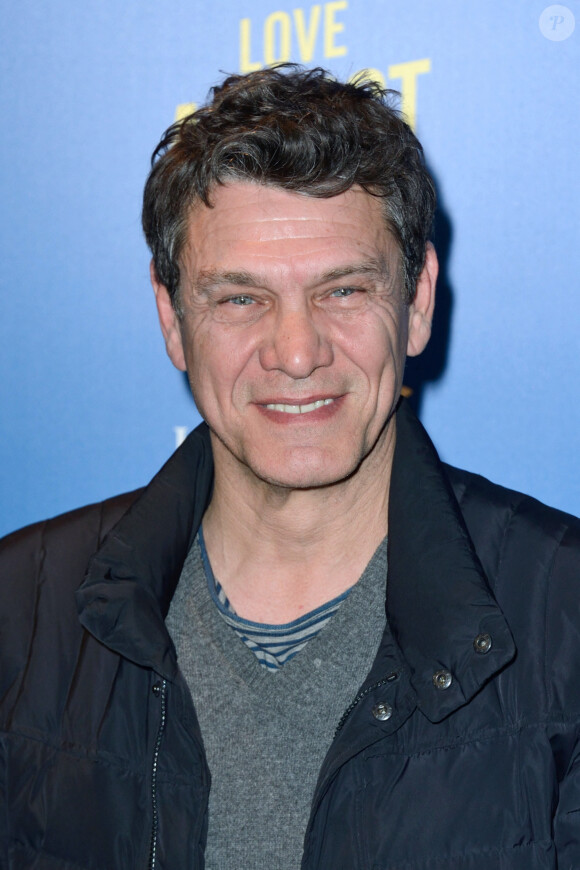 Marc Lavoine assistant à l'avant-première de "Love Addict" au cinéma Gaumont Marignan à Paris, le 16 avril 2018. Aurore Marechal/ABACAPRESS.COM