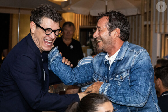 Exclusif - Marc Lavoine, Bernard Montiel - Concert de M. Lavoine pour l'ouverture du Festival de Ramatuelle le 1er août 2019 © Cyril Bruneau / Festival de Ramatuelle / Bestimage 