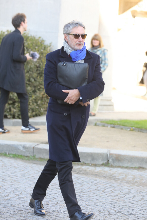 Antoine de Caunes assistant aux funérailles du journaliste français Philippe Gildas au cimetière du Père Lachaise à Paris, le 5 novembre 2018. ABACAPRESS.COM