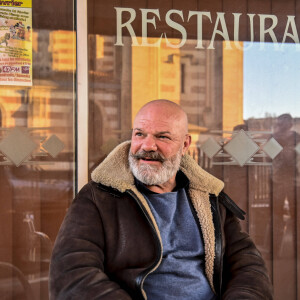 Philippe Etchebest sur le tournage de l'émission "Cauchemar en Cuisine" à Agen, le 20 février 2023.